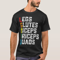 LGBTQ Legs Glutes Biceps Triceps Quads Funny Gym