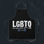 LGBTQ Legs Glutes Biceps Triceps Quads Gym Lover Apron<br><div class="desc">LGBTQ Legs Glutes Biceps Triceps Quads Gym Lover</div>