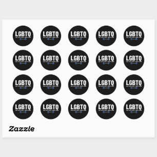 LGBTQ Legs Glutes Biceps Triceps Quads Gym Lover Classic Round Sticker