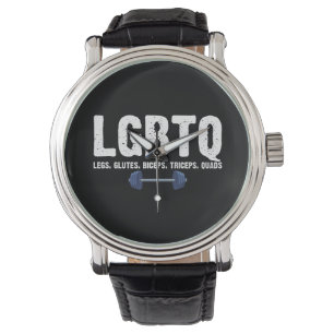LGBTQ Legs Glutes Biceps Triceps Quads Gym Lover Watch