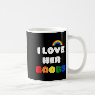 Lgbtq+ Lesbian Matching Couples Compliment I Love Coffee Mug