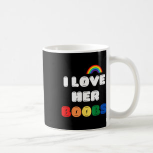 Lgbtq+ Lesbian Matching Couples Compliment I Love Coffee Mug