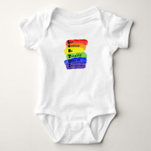 LGBTQ -Let Gender Be Quit Of Intolerance Baby Bodysuit
