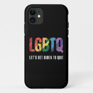 LGBTQ Lets Get Biden To Quite Gay Pride iPhone 11 Case