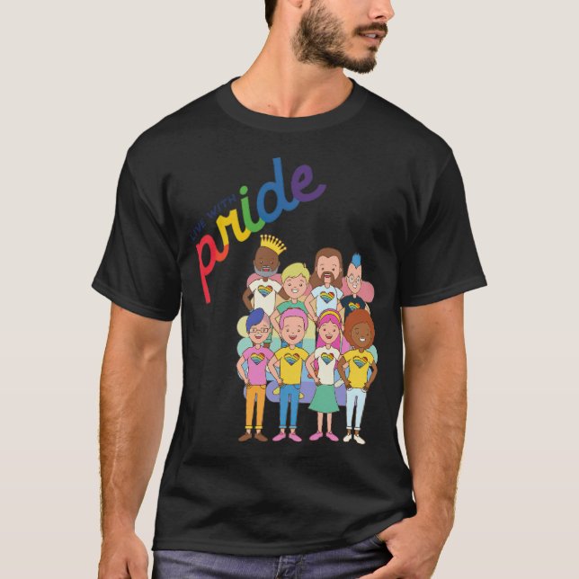 LGBTQ  LGBT  Rainbow  Biseual  Gay 60th birthday  T-Shirt (Front)