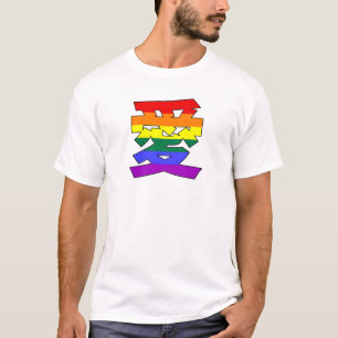 LGBTQ LOVE in Kanji and Chinese Love is Love Pride T-Shirt