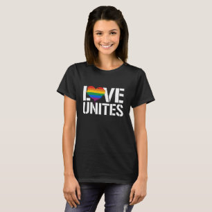 LGBTQ LOVE UNITES - - LGBTQ Rights -  -  T-Shirt