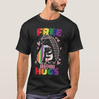 LGBTQ Mom Pride Month Free Mom Hugs T-Shirt