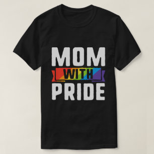 LGBTQ Mother Ally Mom With Pride Month T-Shirt