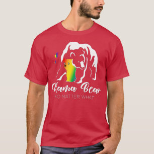 LGBTQ Mum Support LGBT Mama Bear Pride T-Shirt