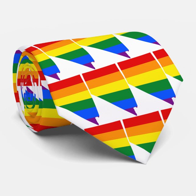 LGBTQ NEVADA PRIDE TIE (Rolled)