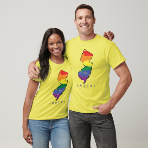 LGBTQ+ NJ Proud T-Shirt