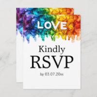 🌈 🐦 LGBTQ Painted With Love wedding