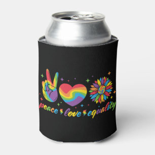 LGBTQ - Peace, Love, Equality Can Cooler