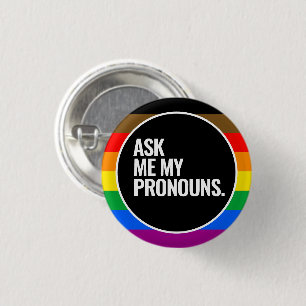 LGBTQ+ Philadelphia Pride Flag (QPOC) 3 Cm Round Badge