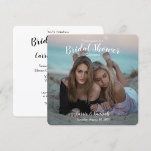 LGBTQ Photo Wedding Couples Bridal Shower Invitation