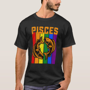 LGBTQ Pisces Zodiac Sign Vintage Astrology T-Shirt