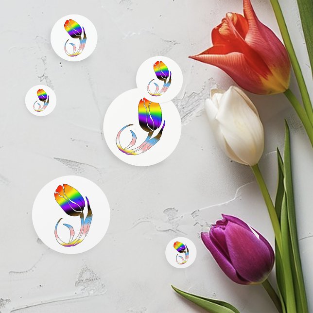 LGBTQ plus Tulip Flowers Confetti (Creator Uploaded)