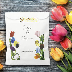 LGBTQ plus Tulips Flowers Favour Bags