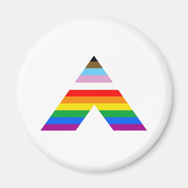 LGBTQ POC Ally Symbol Magnet (Front)