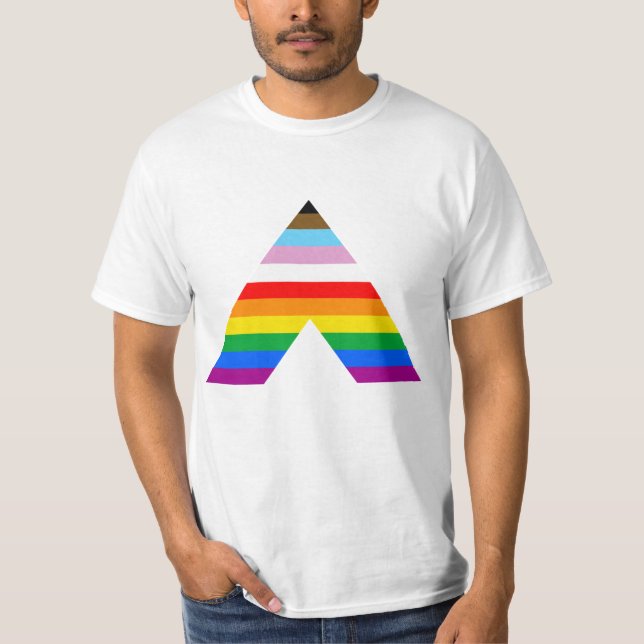 LGBTQ POC Ally Symbol T-Shirt (Front)