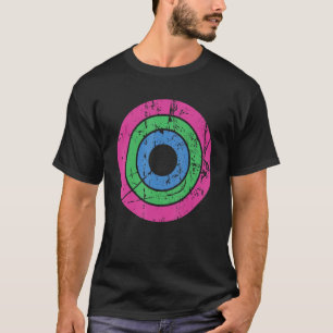 Lgbtq Polysexual Pride Flag Circle   Lgbtqia+ Poly T-Shirt