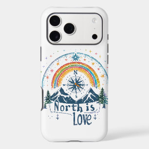 LGBTQ Pride Camping Compass Rainbow Art,