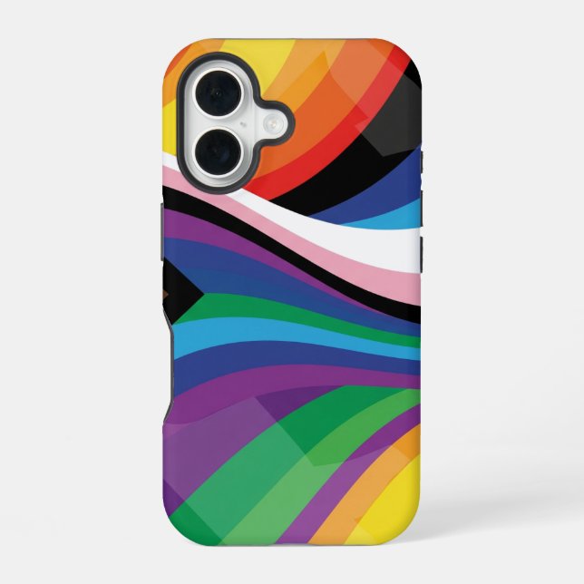 LGBTQ+ Pride Celebration: Special Design iPhone 16 Case (Back)