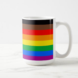 LGBTQ Pride Flag (8 Stripes) Coffee Mug