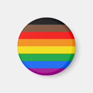 LGBTQ Pride Flag (8 Stripes) Magnet
