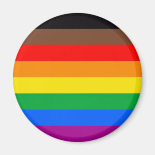 LGBTQ Pride Flag (8 Stripes) Magnet