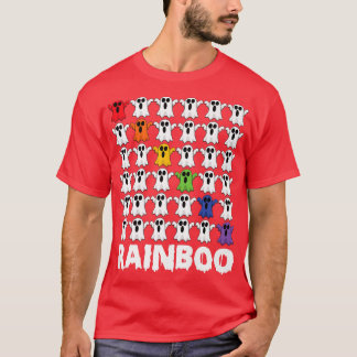 LGBTQ Pride Ghost Rainbow Boo Ghost Funny Rainboo  T-Shirt