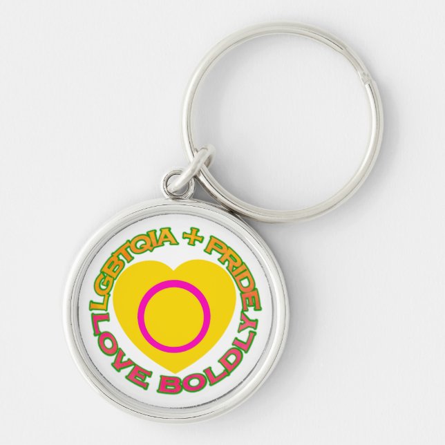 lgbtq pride key ring (Front)
