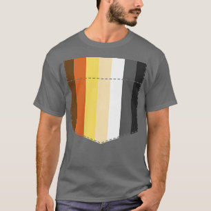 LGBTQ Pride Month Bear Flag in My Pocket Gay Bea T-Shirt