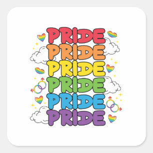 LGBTQ - Pride Month Square Sticker