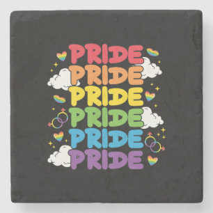 LGBTQ - Pride Month Stone Coaster