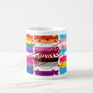 LGBTQ Pride Month Stripes Flags Coffee Mug