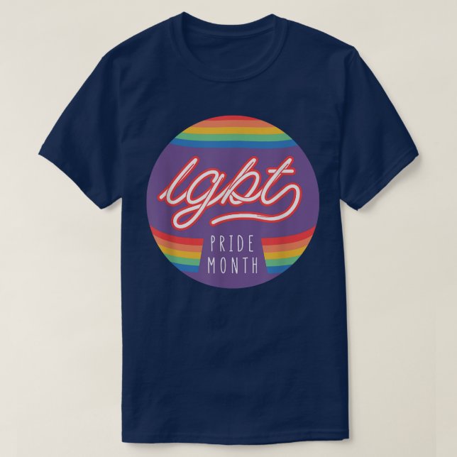 LGBTQ Pride Month T-Shirt (Design Front)