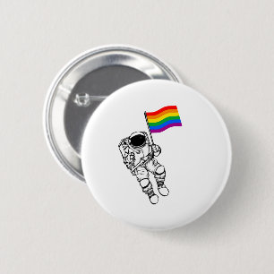 LGBTQ Pride Moonman 6 Cm Round Badge
