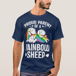 LGBTQ Pride Parate Proud Parent Of A Rainbow Sheep T-Shirt