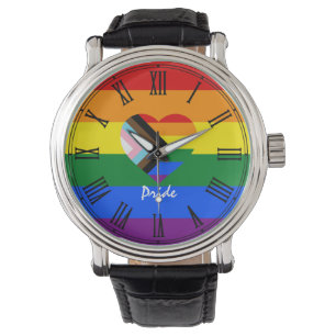 LGBTQ & Pride Progress Flag / Rainbow Watch