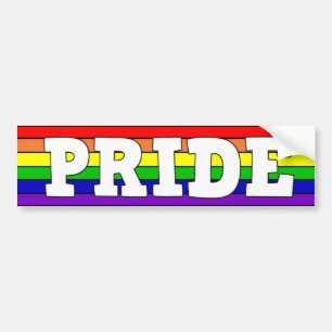 LGBTQ+ Pride Rainbow Bumper Sticker