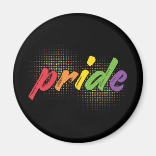 LGBTQ - Pride - Rainbow Colours Magnet