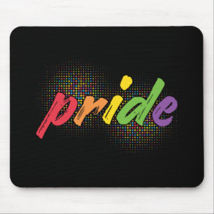 LGBTQ - Pride - Rainbow Colours Mouse Mat
