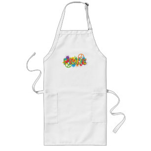 LGBTQ - Pride - Rainbow Colours Paint Splashes Long Apron