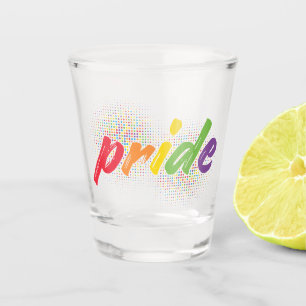 LGBTQ - Pride - Rainbow Colours Shot Glass