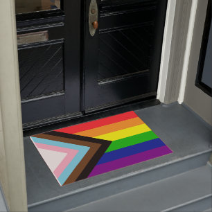 LGBTQ PRIDE RAINBOW DOORMAT