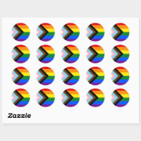 LGBTQ & Pride - Rainbow Progress Flag 