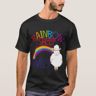 LGBTQ Pride Rainbow Sheep Of Family Gay Allies Gi T-Shirt