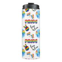 LGBTQ+ Pride Thermal Tumbler